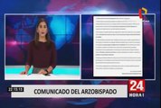 Arzobispado reitera que no se pueden celebrar misas en Iglesias para evitar contagios