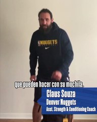 Backpack Resistance Exercise with Claus Souza (Spanish Subtitles)