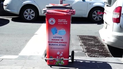 İSTANBUL Kağıthane'ye 150 adet tıbbi atık konteyneri yerleştirildi