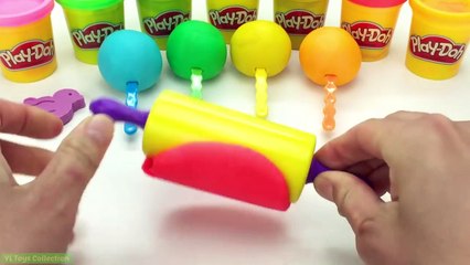 Learn Colors with Play Doh Lollipop and Spongebob Elephant Cookie Molds Shopkin Mini Packs Surprise