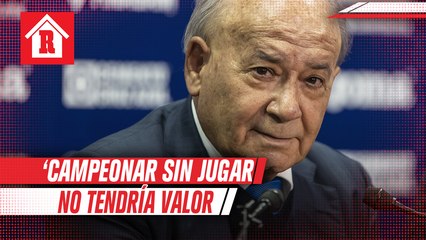 Billy Álvarez afirmó que campeonar sin jugar no tendría valor