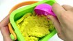 Kinetic Sand Cupcake Ice Cream I Learn Fruit Names and Colors with Wooden Cutting Toys