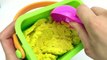 Kinetic Sand Cupcake Ice Cream I Learn Fruit Names and Colors with Wooden Cutting Toys