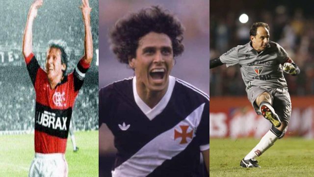 O time dos maiores artilheiros do Brasileiro em cada posição