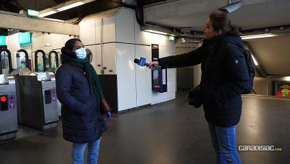 Les ambulants du confinement – Une dame de ménage en RER : "J'ai très peur !"