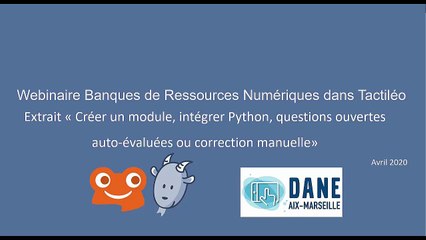 Webinaire Tactileo (3/6) : Comment créer un module ?