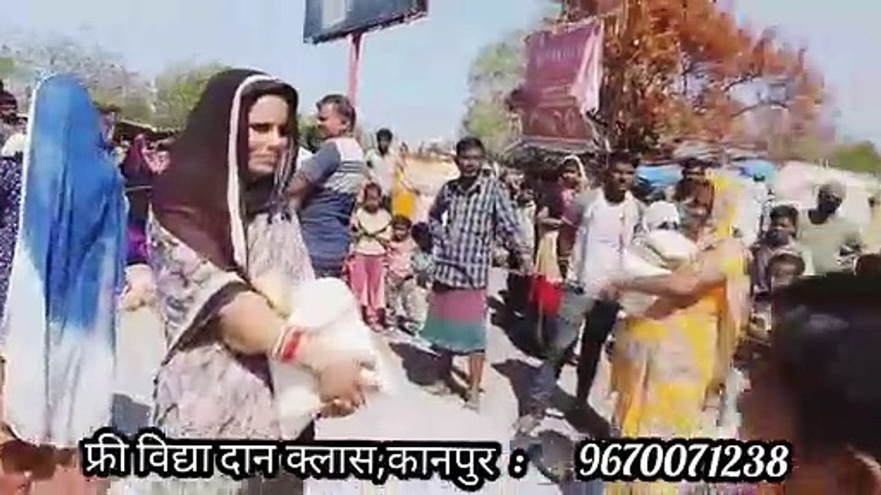 कानपूर: आज भी जारी रहा खाद्य सामग्री का वितरण