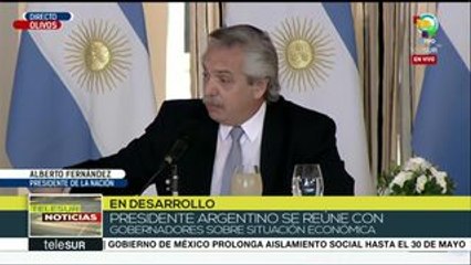Pdte. argentino garantiza pago de deuda sin perjudicar a población