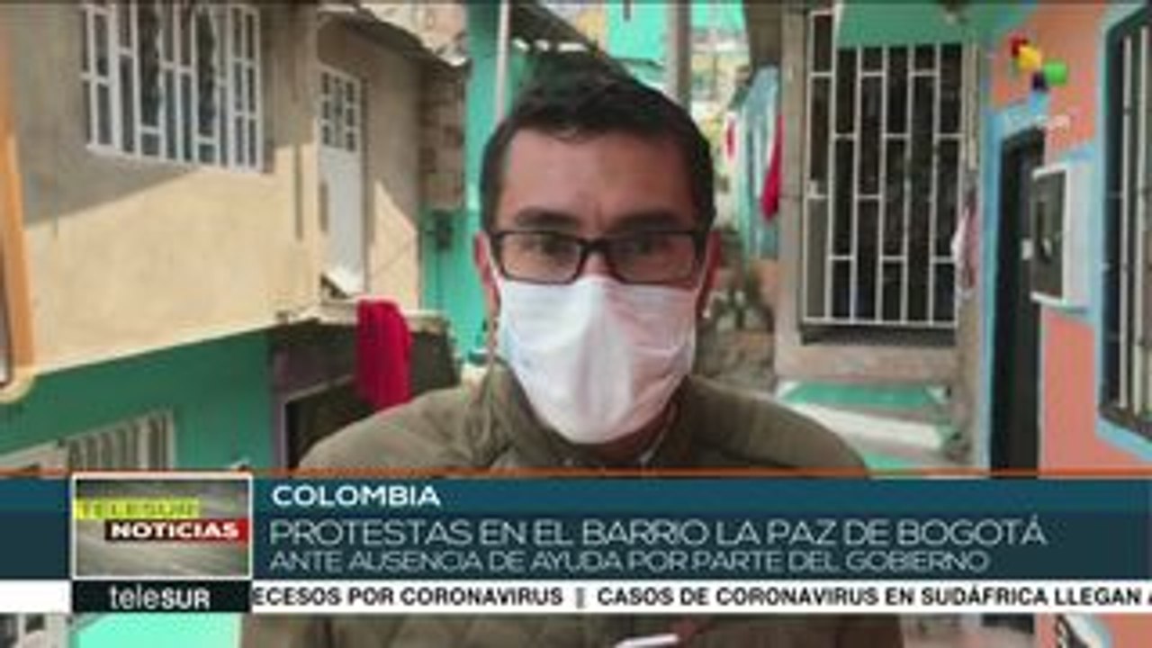 Colombia: protestas en el barrio La Paz de Bogo...