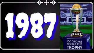 ICC Cricket World Cup Winner Since 1987 || One Day Cricket  World Cup Winner List & Details.