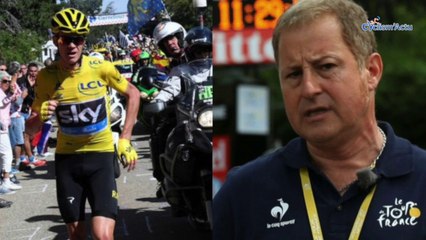 Tour de France 2016 - François Belay et Froome à pied au Ventoux : "Le podium le plus long que j'ai fait !"
