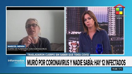 Contagiados en una funeraria: 3 casos