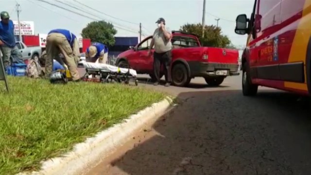 Motociclista fica ferido em acidente na Região do Lago