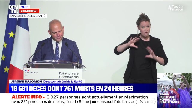 Jérôme Salomon: 6688 certificats de décès mentionnent une infection par covid