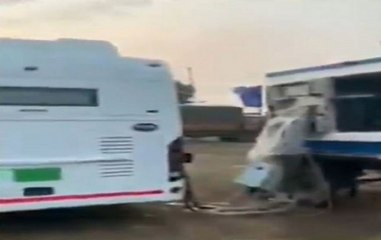 Ironical: DIESEL Generator Being Used To Charge ELECTRIC Bus In Pune