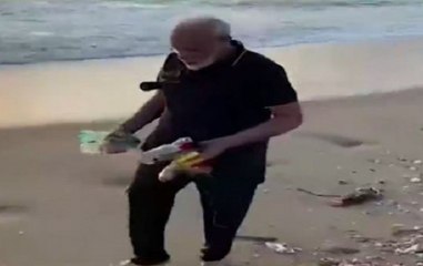 How PM Modi Promoted 'Clean India Mission' At Mamallapuram Beach