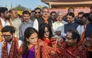 Ayodhya dispute: Shiv Sena chief Uddhav Thackeray reaches Laxman Fort