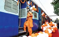 Sri Ramayana Express flags off from Delhi's Safdarjung station on Wednesday