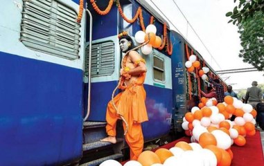 Sri Ramayana Express flags off from Delhi's Safdarjung station on Wednesday