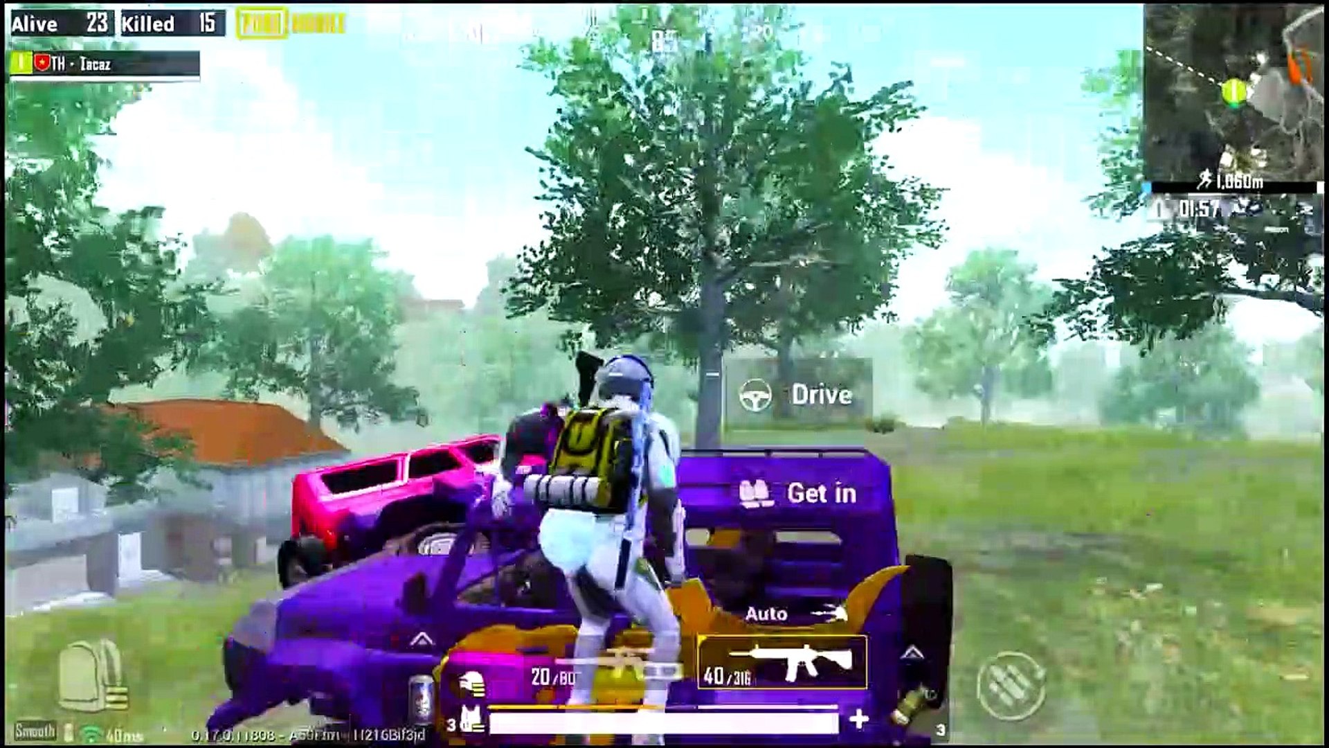A Car Explosion Killed 4 Enemies  - PUBG MOBILE