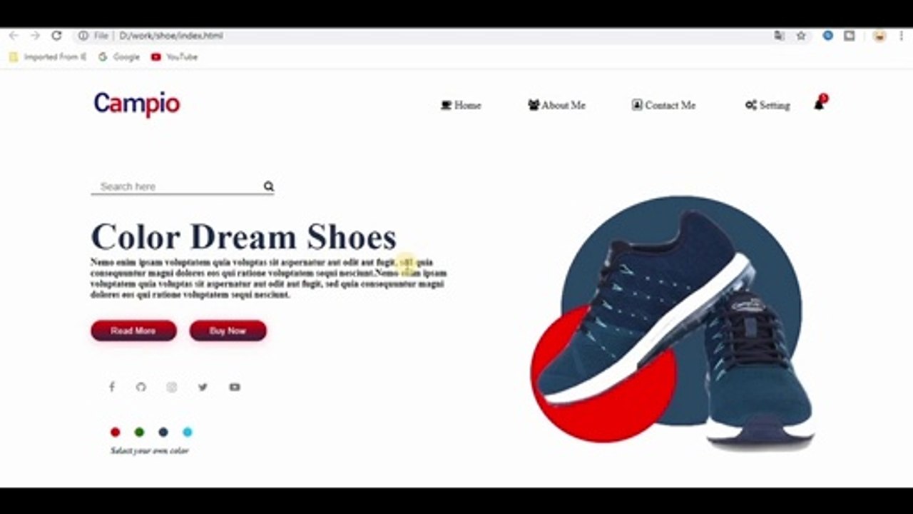 How to make website using HTML and CSS | 2020