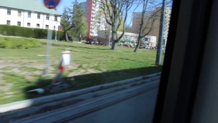 Gorzów. Migawka z jazdy nowym tramwajem 17.04.2020