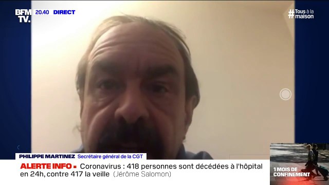 Philippe Martinez: Les salariés ne sont pas prêts à reprendre le travail sans des protections minimums