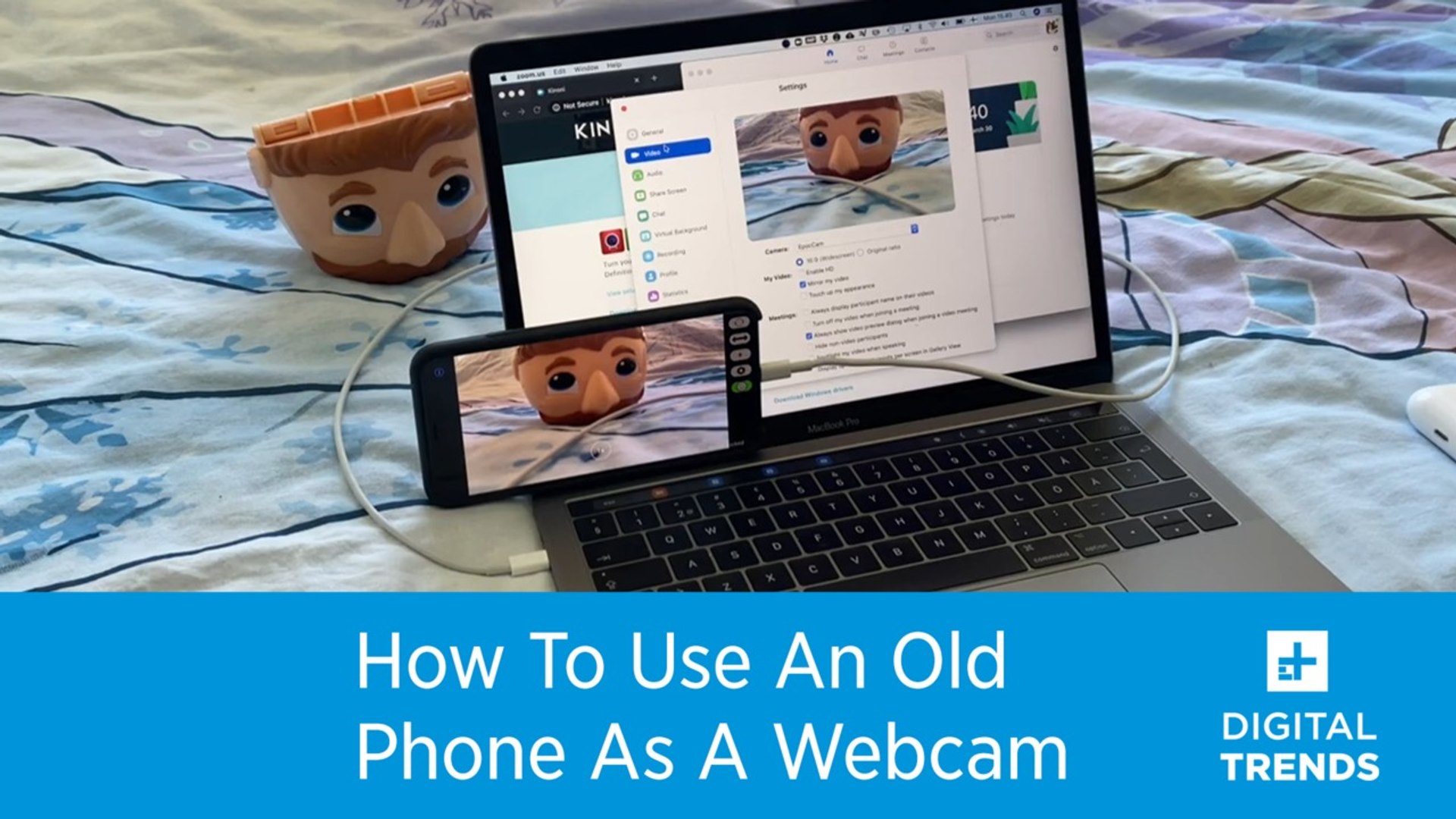 How To Use An Old Phone As A Webcam - video Dailymotion