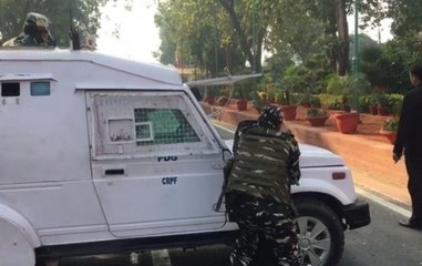 Security alert at Parliament after car rams into boom barrier