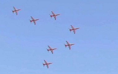 Surya Kiran Aerobatic team flies for first time after crash