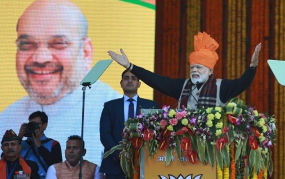Congress using promises of farm loan waivers to win elections: PM Modi