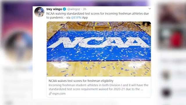 NCAA Reportedly Is Waiving Standardized Tests For Freshman Due To COVID-19