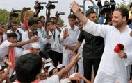 Bengaluru: Congress workers sit on dharna in Rahul Gandhi's support