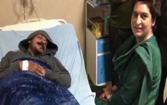 Priyanka Gandhi meets Bhim Army chief Chandrashekhar Azad in Meerut