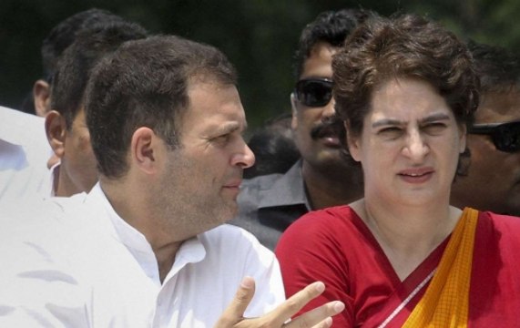 Amid tension in Congress, Priyanka Gandhi meets Rahul