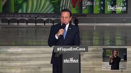 Doria prorroga isolamento social