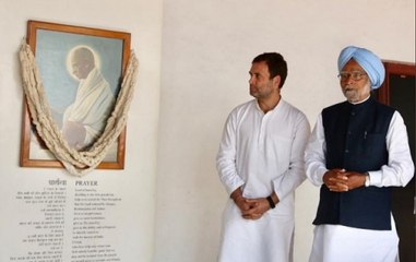 Ahead of CWC meet, Cong pays tribute to Mahatma Gandhi at Sabarmati