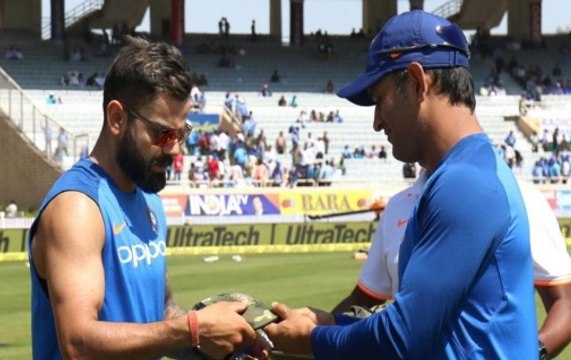 India cricket team dons army-style caps to pay tribute to CRPF jawans