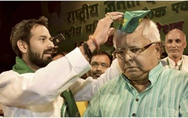 'Miss you papa', tweets Tej Pratap after not being allowed to speak