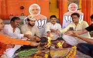 Elections results 2019: BJP supporters perform ‘yagya’ in Delhi