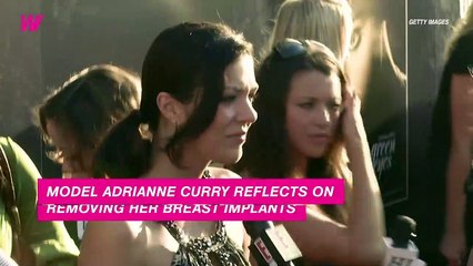 Model Adrianne Curry Shares Update on Breast Implant Removal