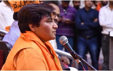 Sadhvi Pragya visits strong room in Bhopal jail to check EVM's safety