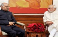 PM Modi meets President Kovind, proposes to dissolve 16th Lok Sabha
