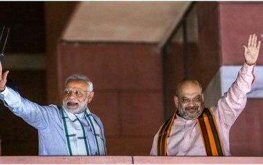 PM Modi, Amit Shah visit Kashi Vishwanath temple