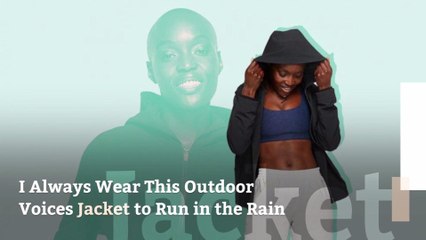 I Always Wear This Outdoor Voices Jacket to Run in the Rain