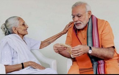 LS Poll Result: PM's mother celebrates victory, greets BJP workers
