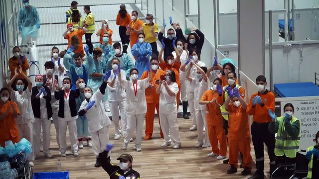 Madrid inicia el repliegue del hospital de Ifema: cierra el pabellón 7 y ya sólo queda uno operativo