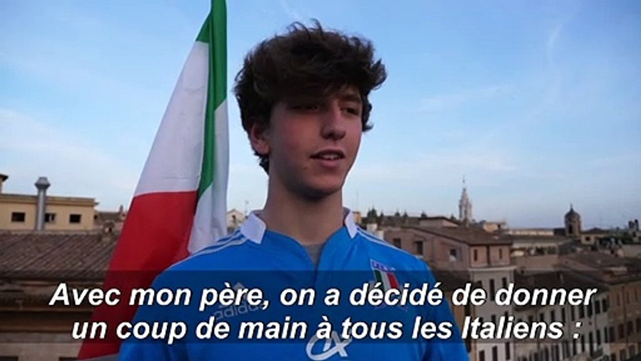 "Il était une fois en Italie" : un jeune Romain et sa guitare enchantent l'Italie confinée