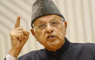 Did Farooq Abdullah raise 'Bharat Mata Ki Jai' after Shah became HM?