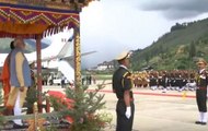 PM Modi reaches Bhutan on state visit, receives guard of honour